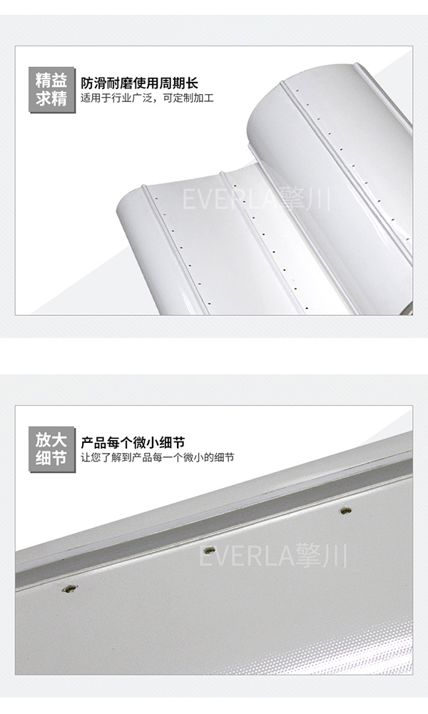 PVC加导条打孔输送带